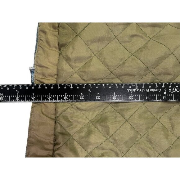 Vtg Arizona Jean Company Denim Jacket Quilted Reversible Stadium Bomber Y2K - Picture 14 of 16